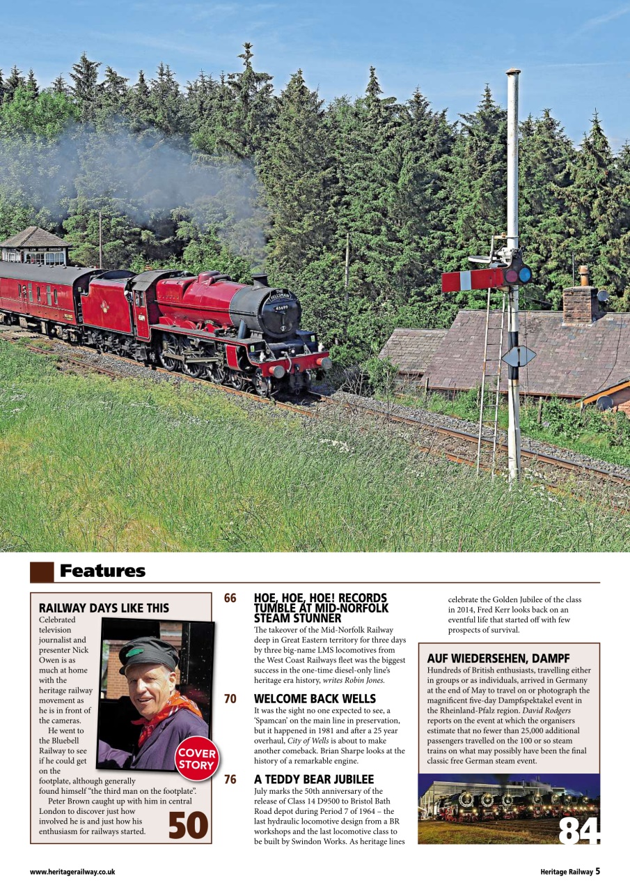 Heritage Railway Preview Pages
