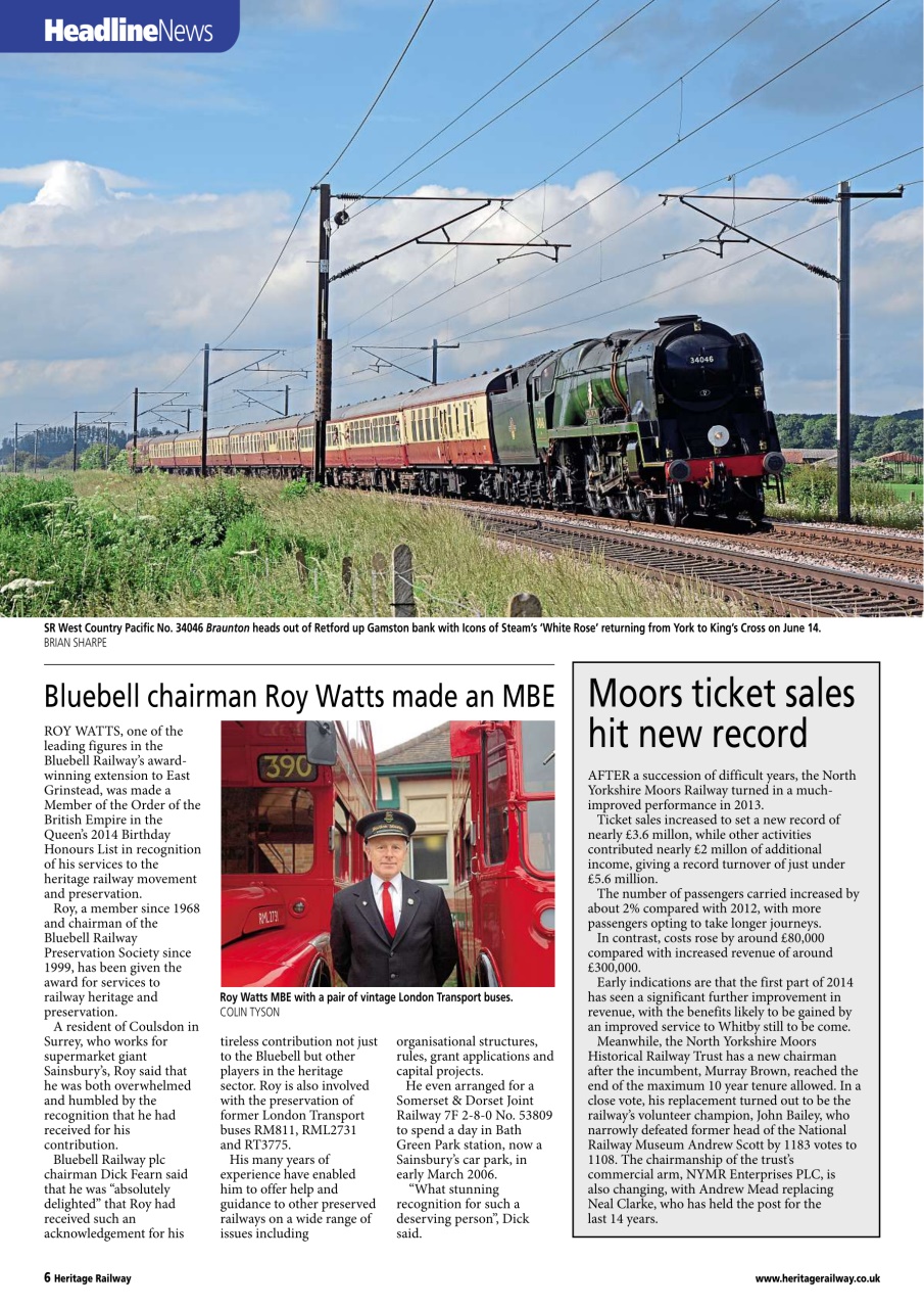 Heritage Railway Preview Pages