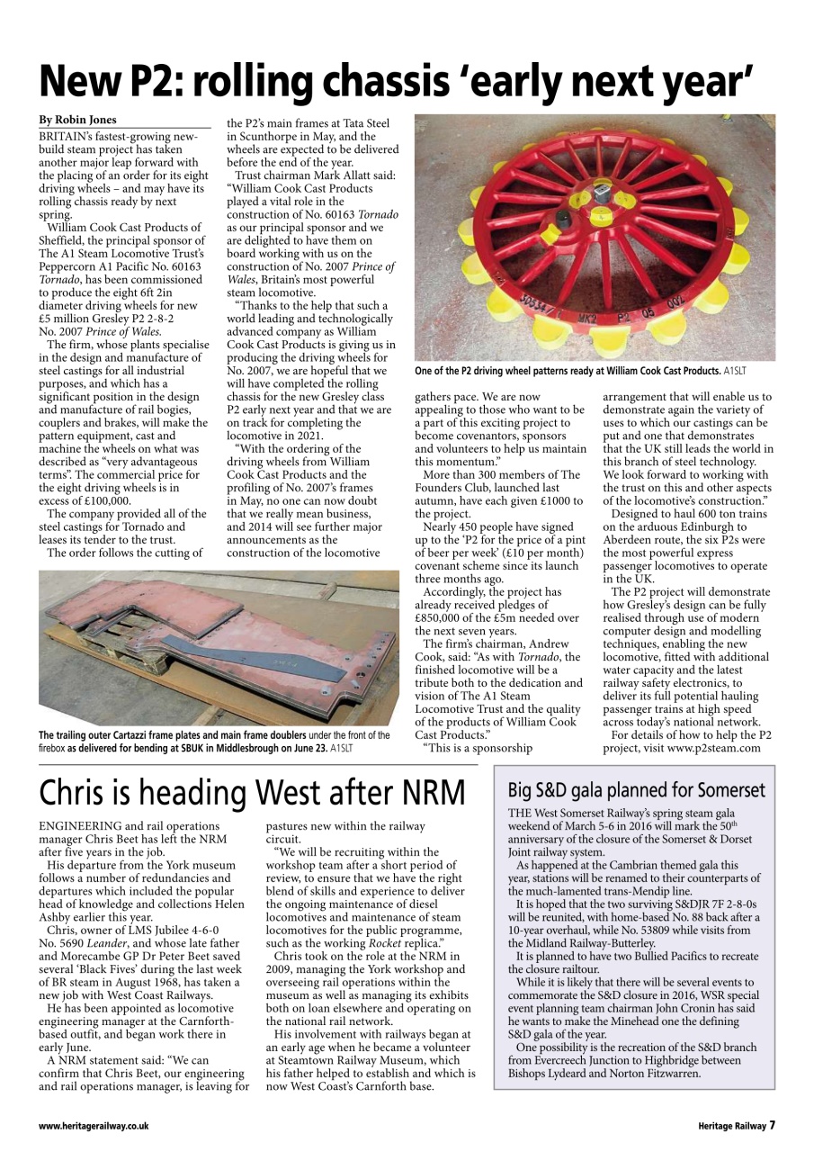 Heritage Railway Preview Pages