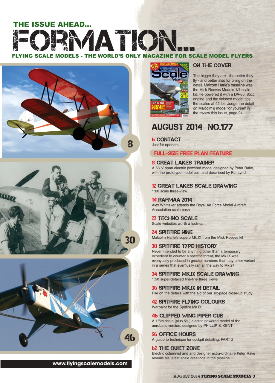 Flying Scale Models Preview Pages