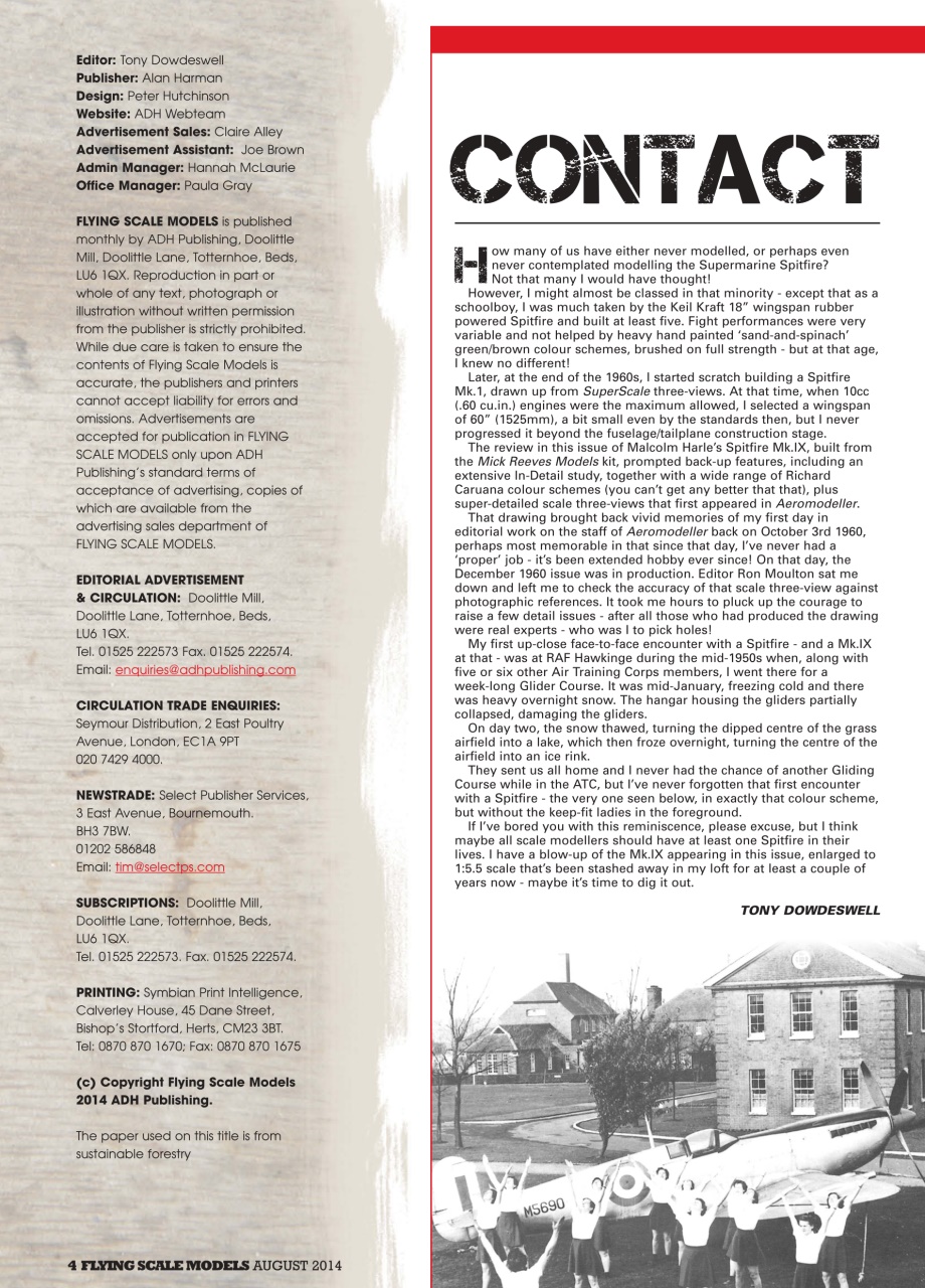 Flying Scale Models Preview Pages