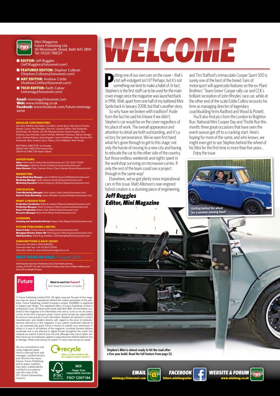 Mini Magazine Preview Pages