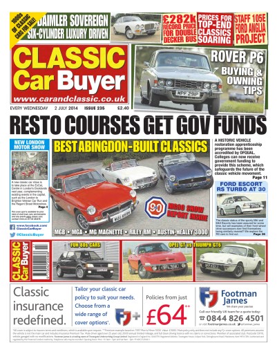 Classic Car Buyer issue 