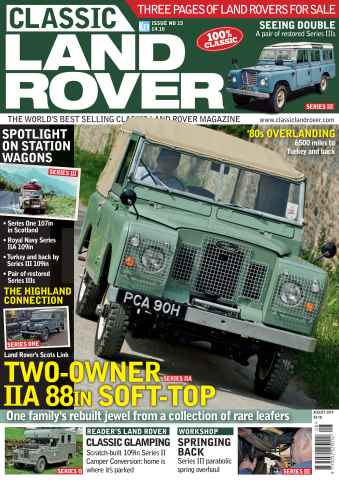 Classic Land Rover Magazine issue August 2014