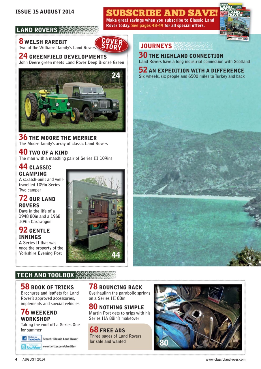 Classic Land Rover Magazine Preview Pages