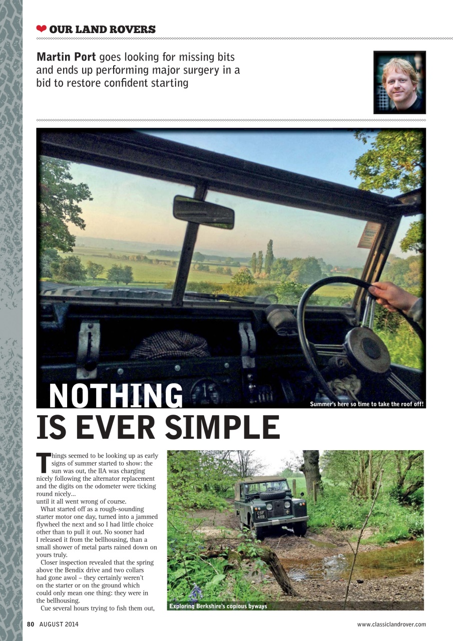 Classic Land Rover Magazine Preview Pages