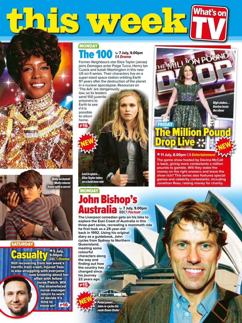 What's on TV Preview Pages