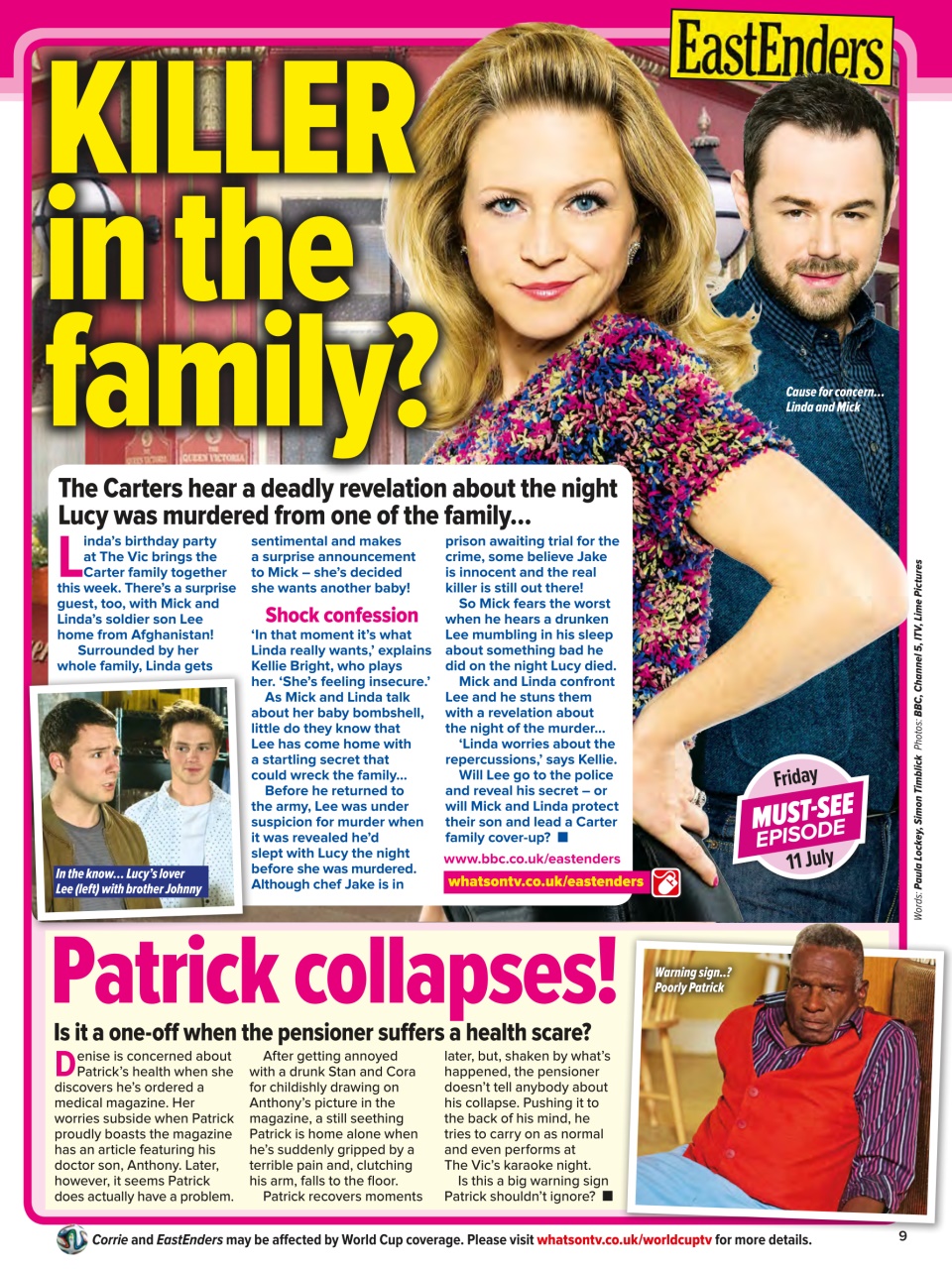 What's on TV Preview Pages