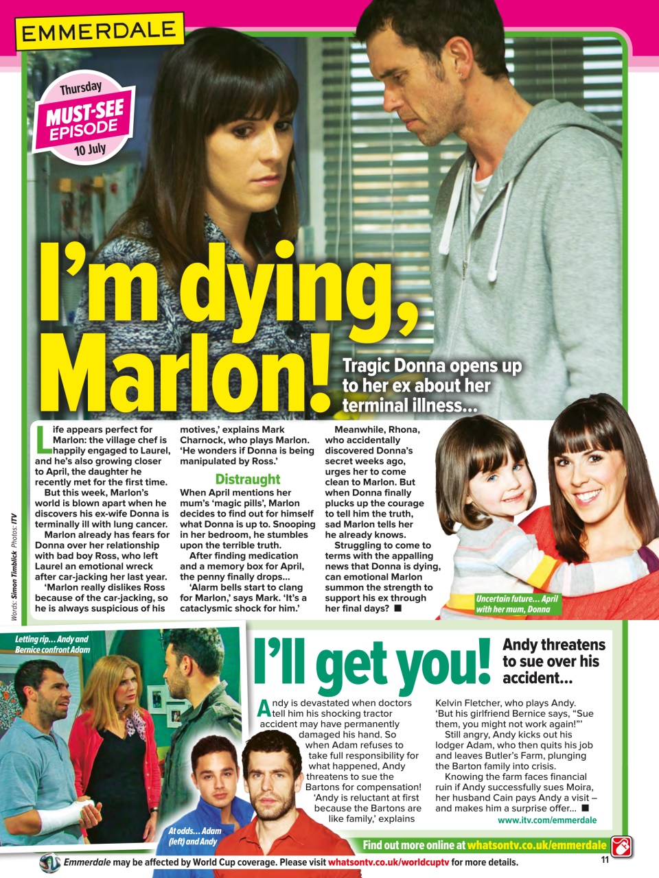 What's on TV Preview Pages