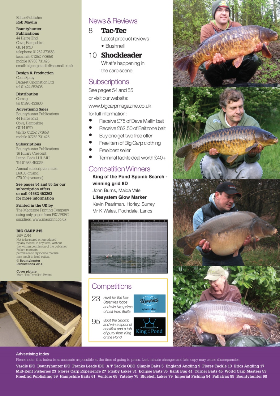 Big Carp Magazine Preview Pages
