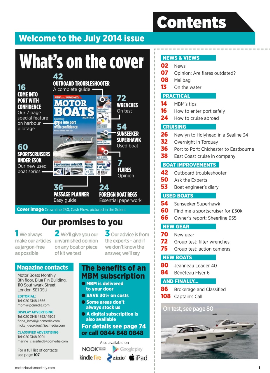 Motor Boats Monthly Preview Pages