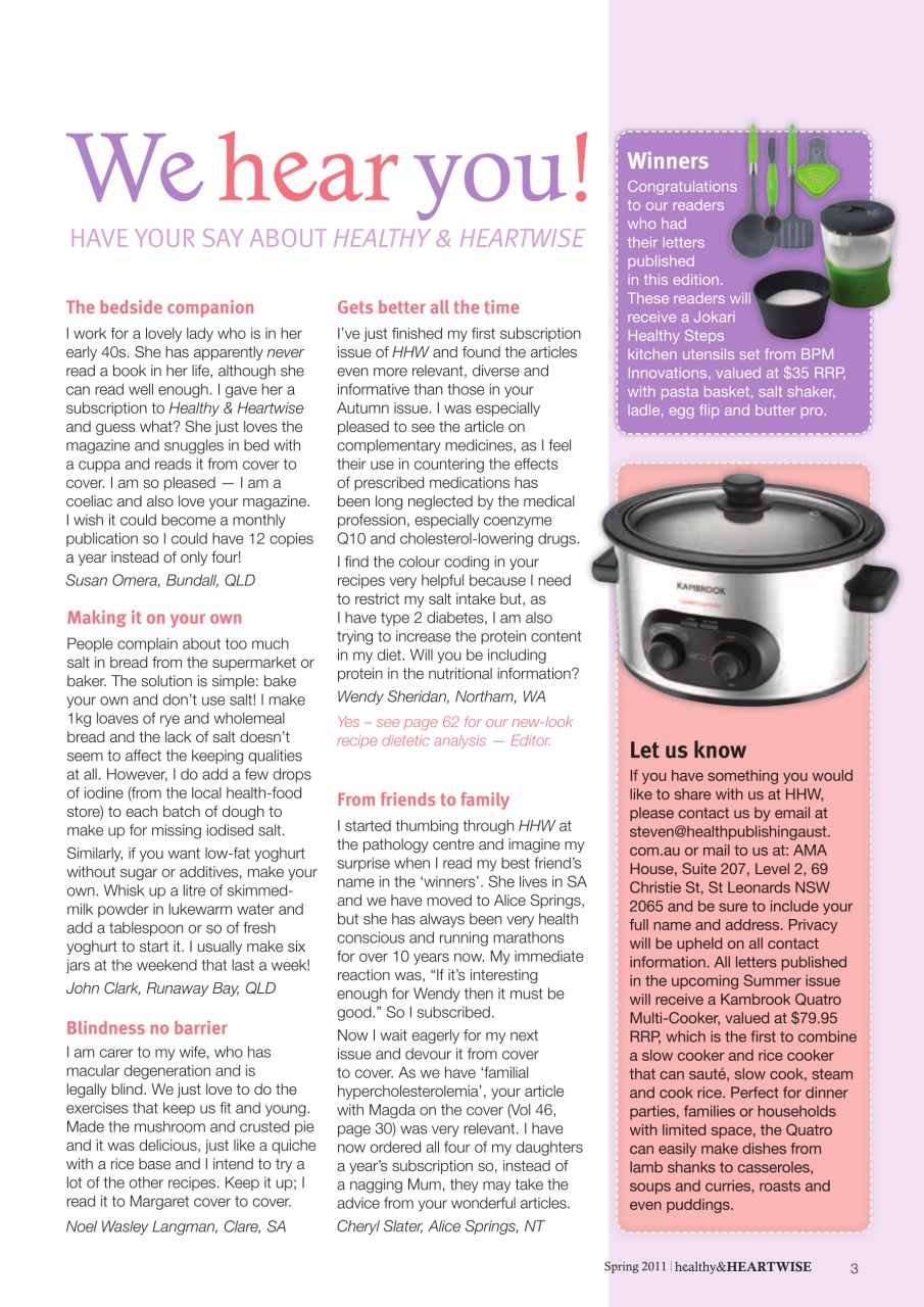 Healthy & Heartwise Preview Pages