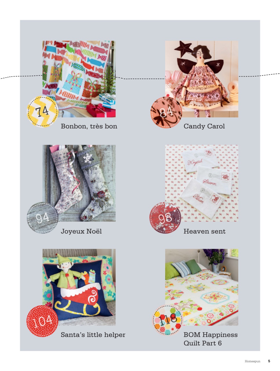 Homespun Preview Pages