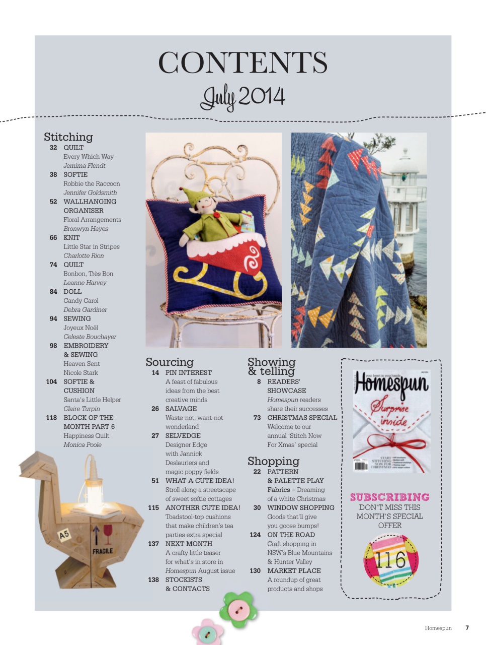 Homespun Preview Pages