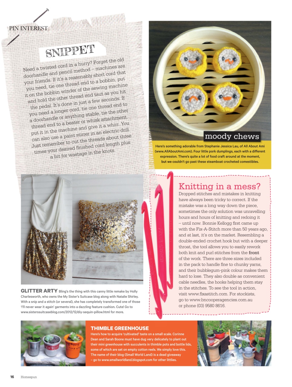Homespun Preview Pages