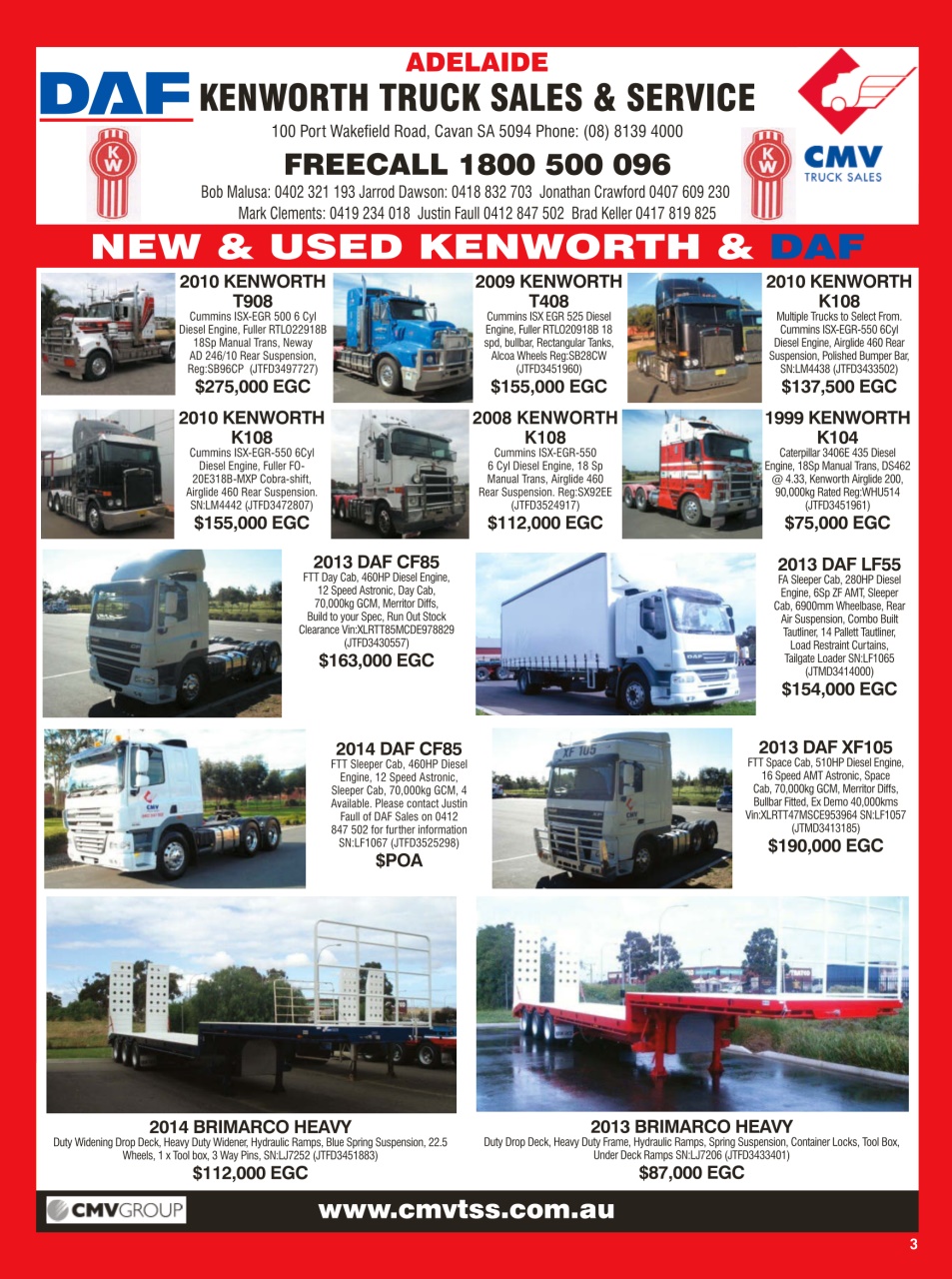JUST TRUCKS Preview Pages
