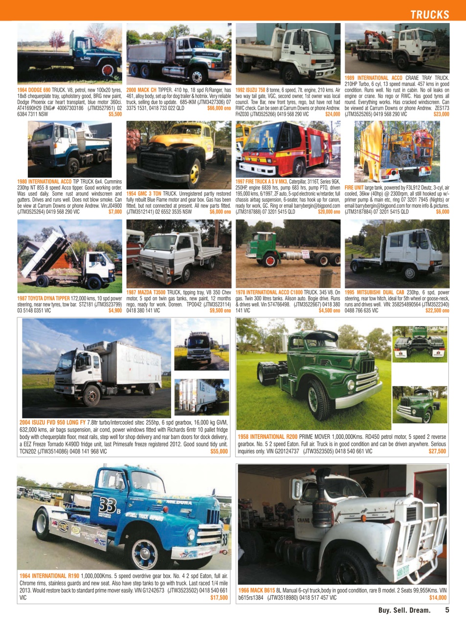 JUST TRUCKS Preview Pages