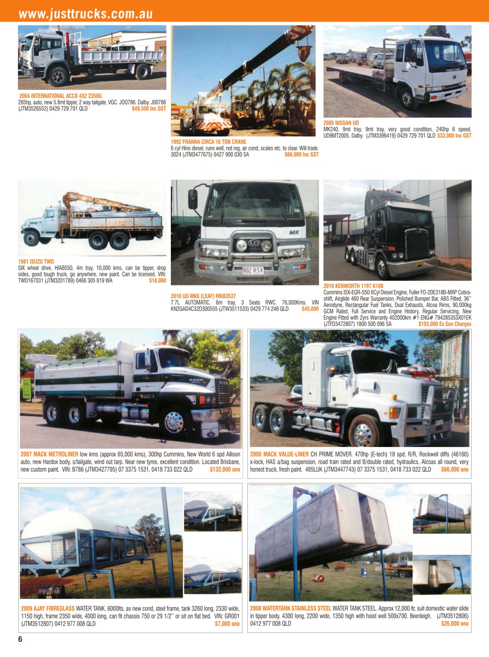 JUST TRUCKS Preview Pages