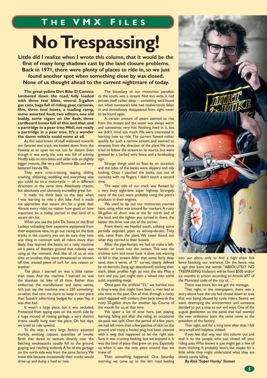 VMX Magazine Preview Pages