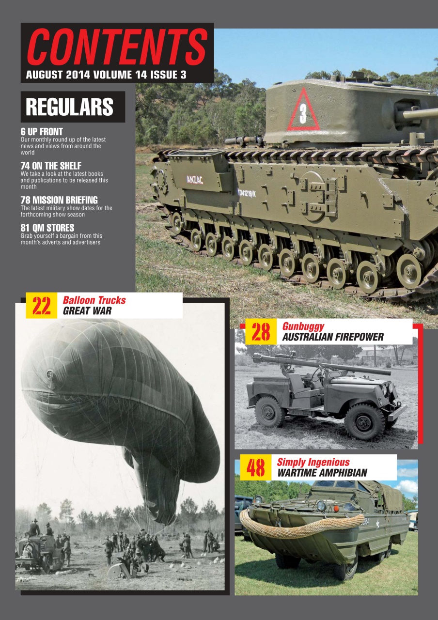 Military Machines International Preview Pages
