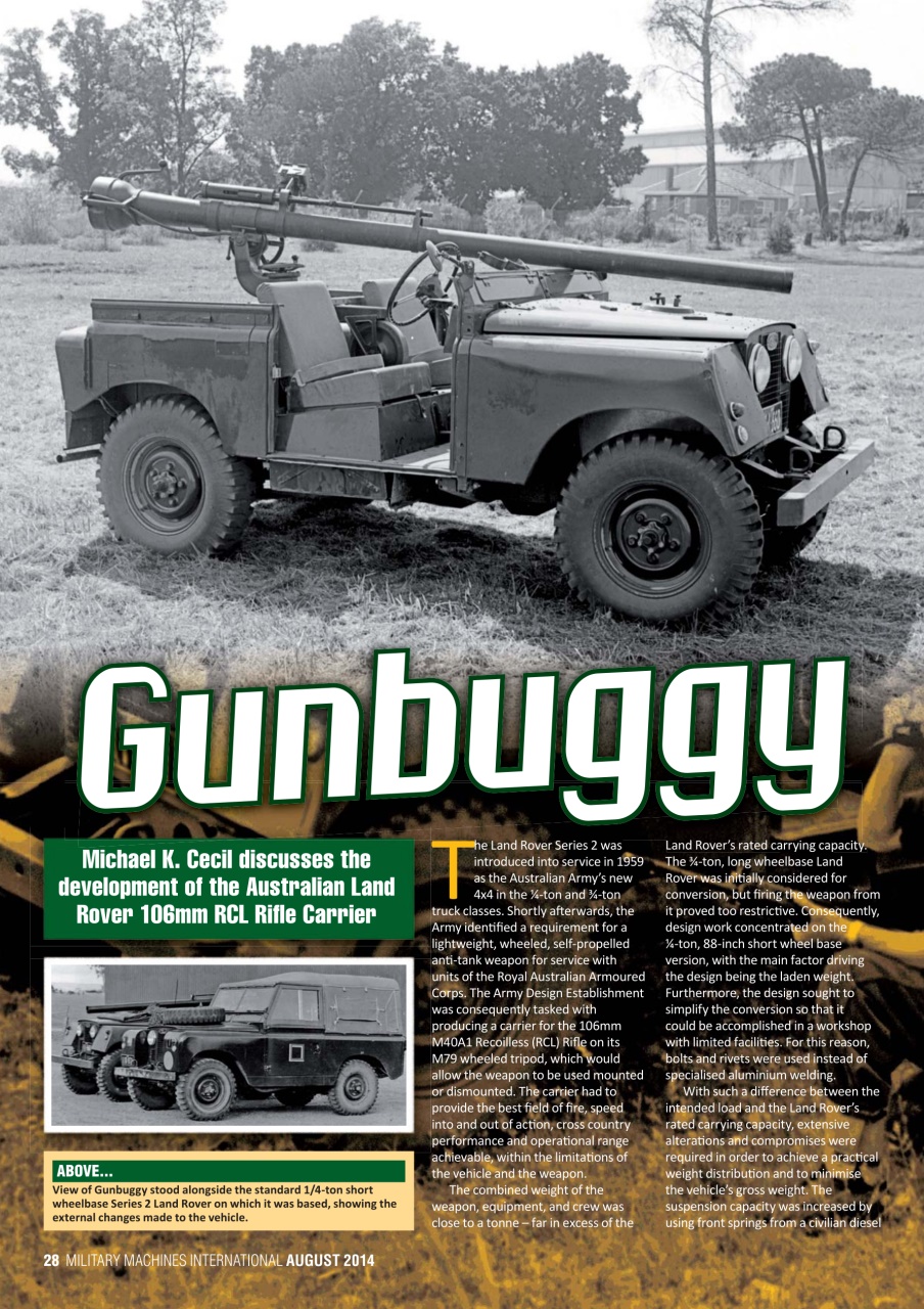 Military Machines International Preview Pages