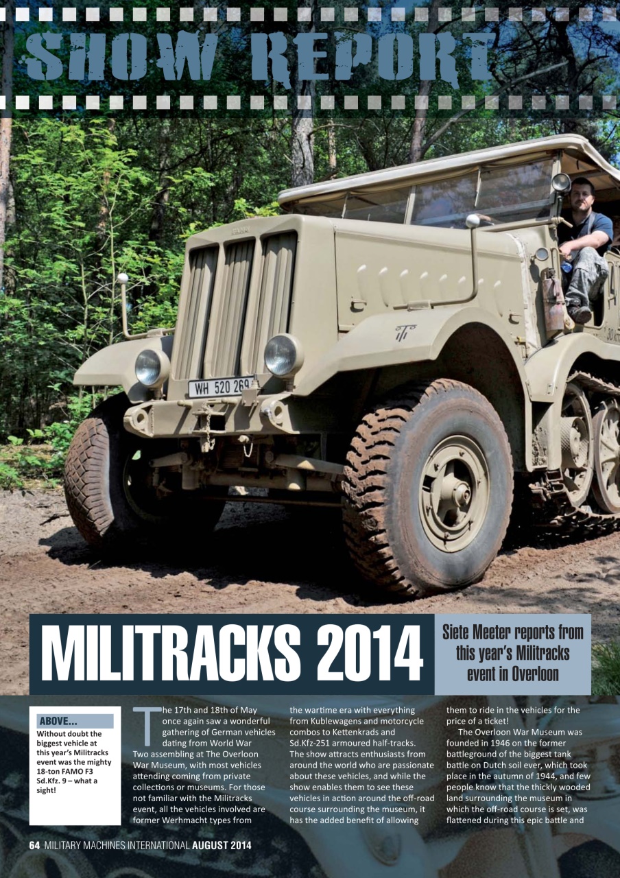 Military Machines International Preview Pages