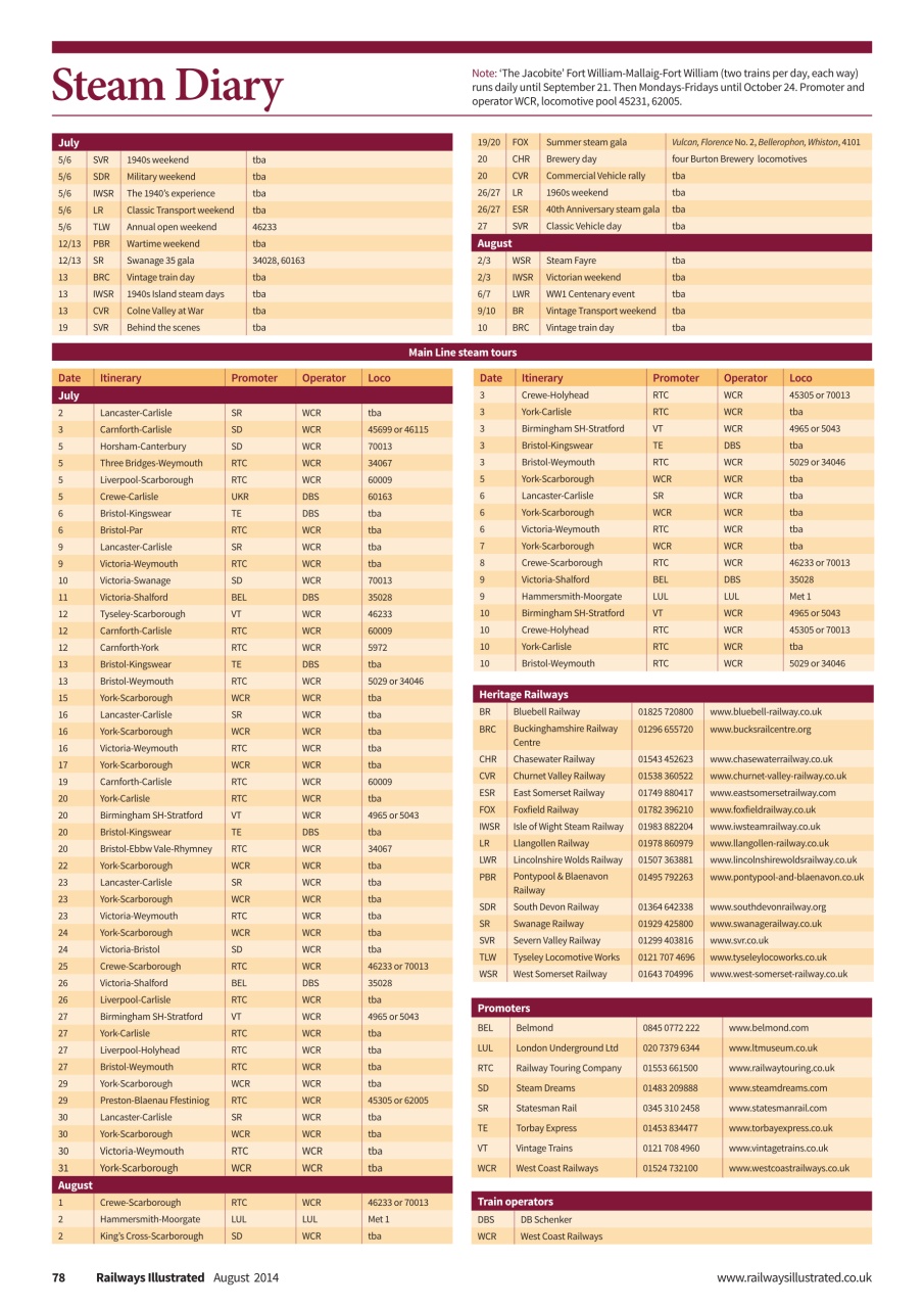 Railways Illustrated Preview Pages