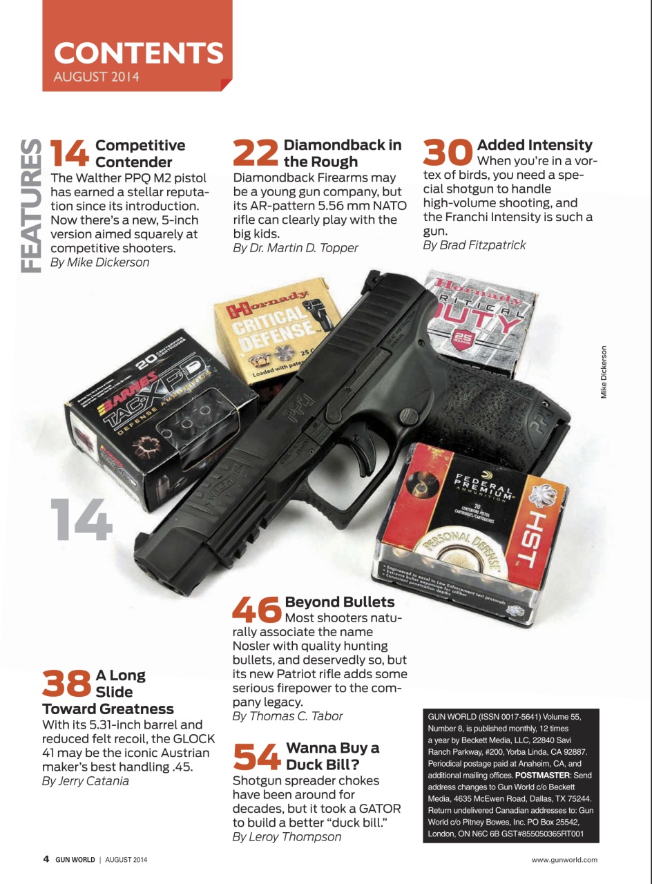 Gun World Preview Pages