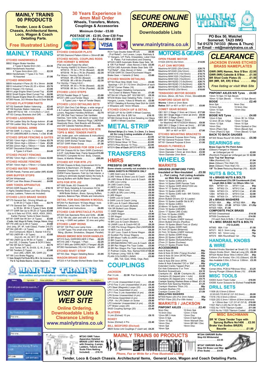 British Railway Modelling (BRM) Preview Pages