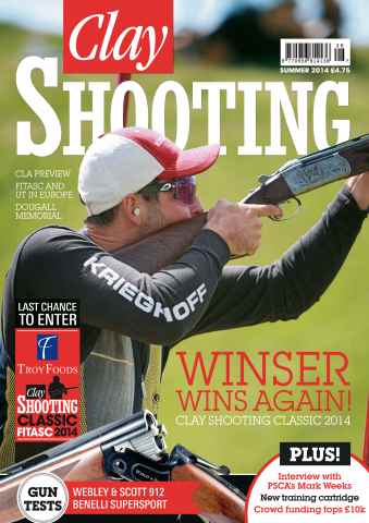 Clay Shooting issue Summer 2014