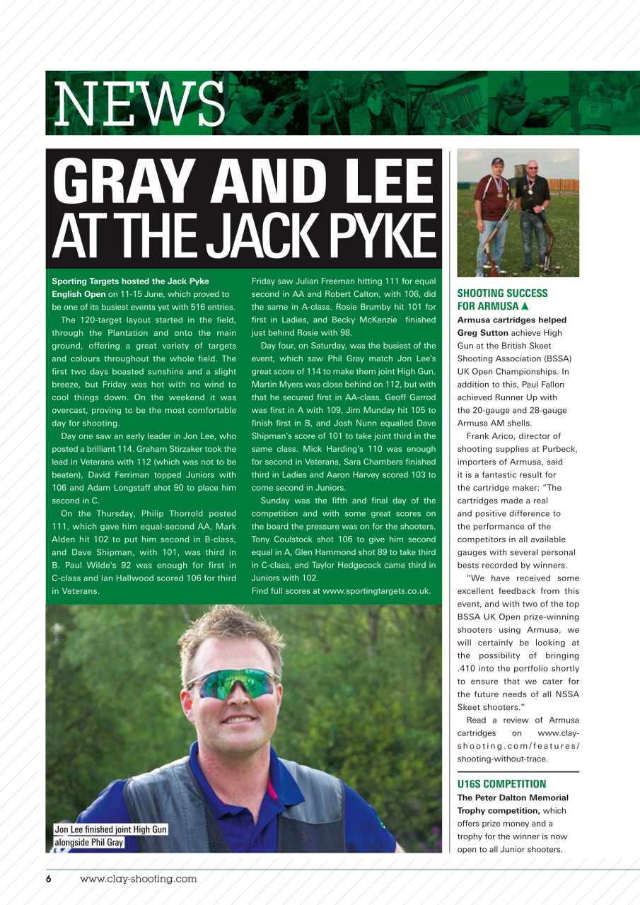 Clay Shooting Preview Pages