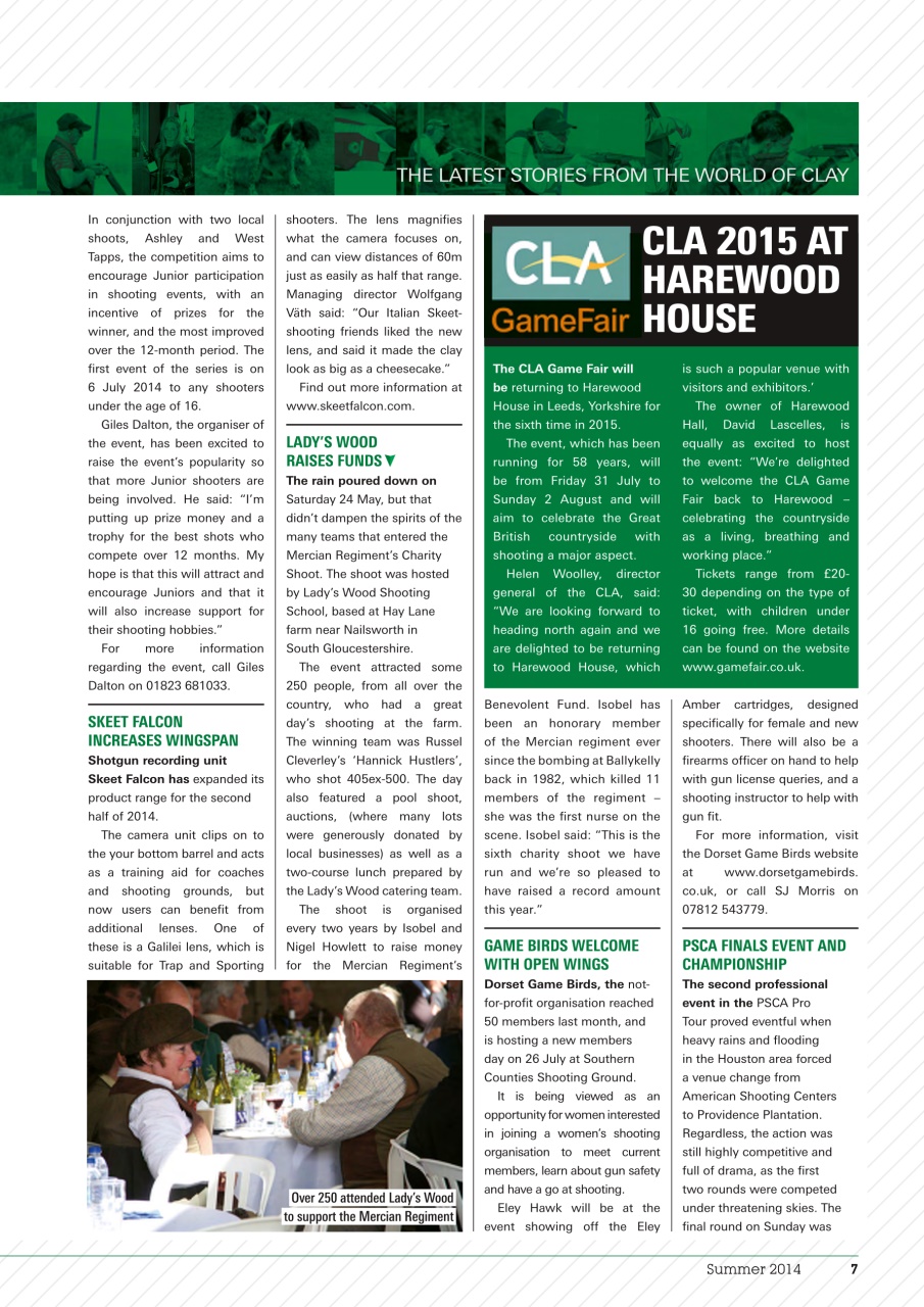 Clay Shooting Preview Pages
