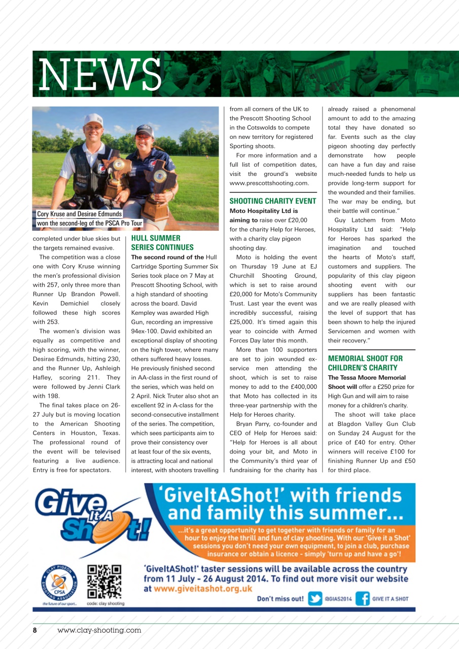 Clay Shooting Preview Pages