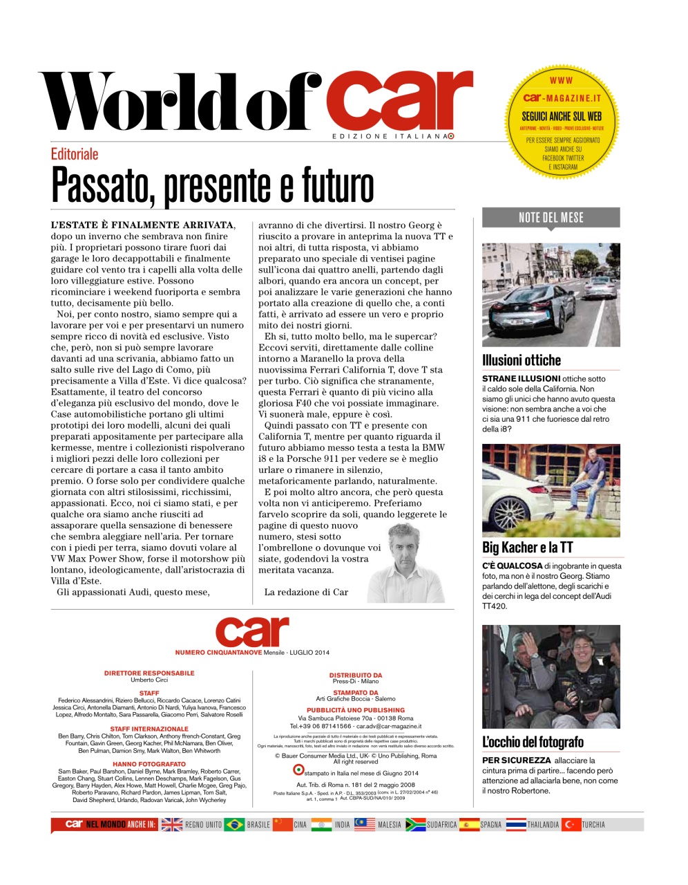 CAR magazine Italia Preview Pages