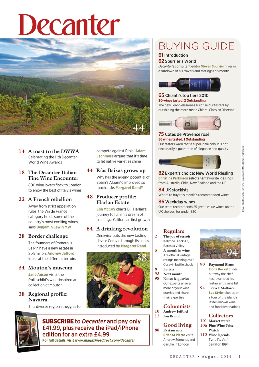 Decanter Preview Pages