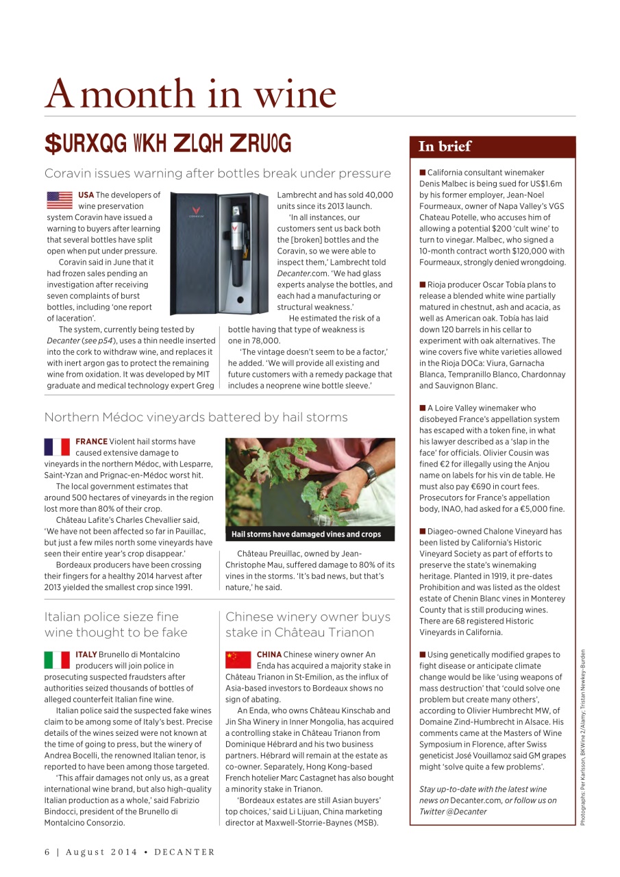 Decanter Preview Pages