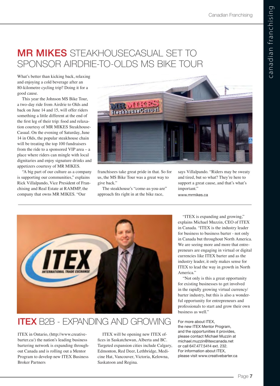 Canadian Franchising Preview Pages