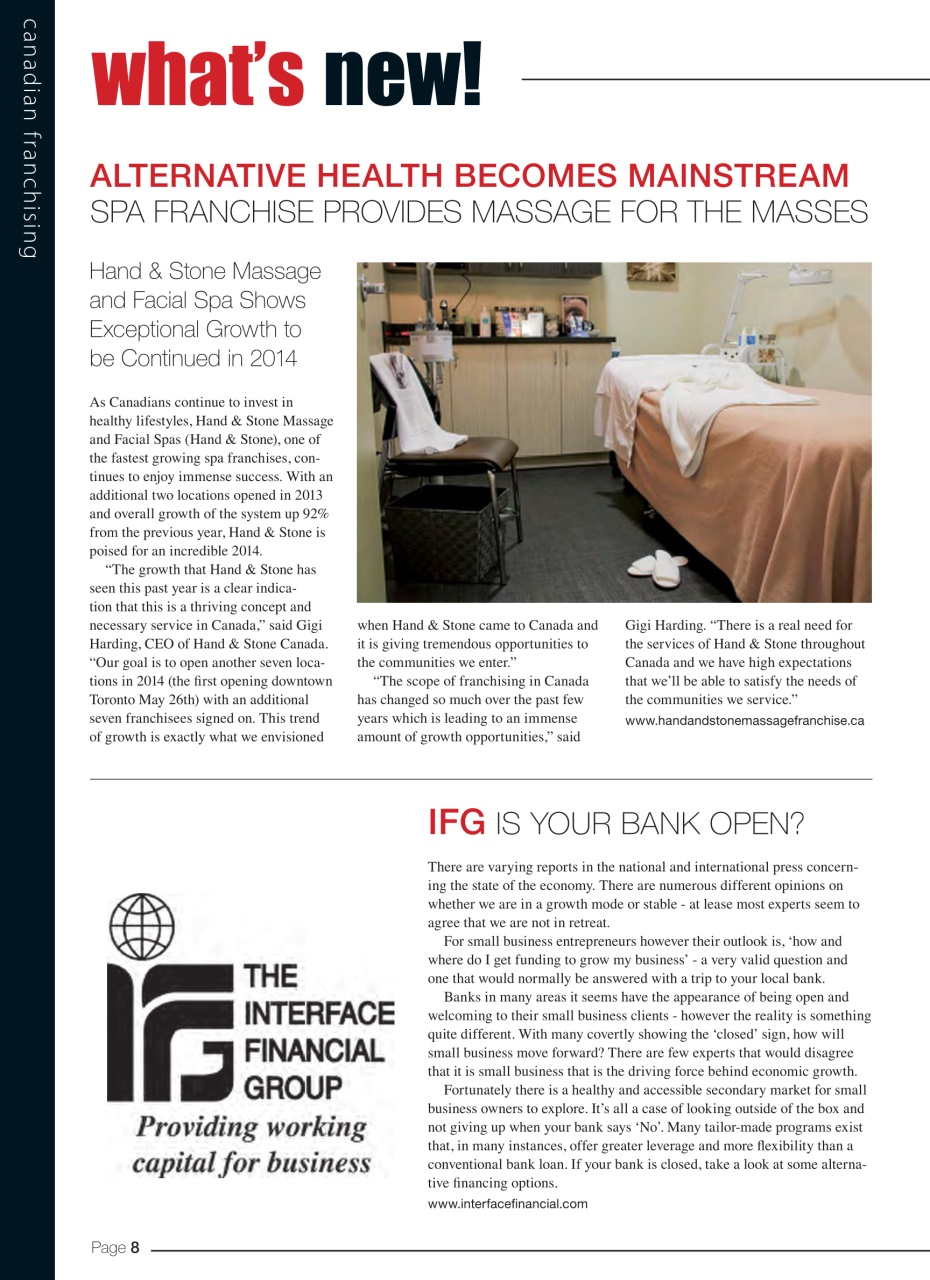 Canadian Franchising Preview Pages