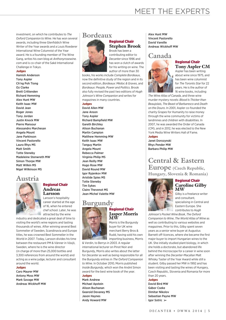 Decanter Preview Pages