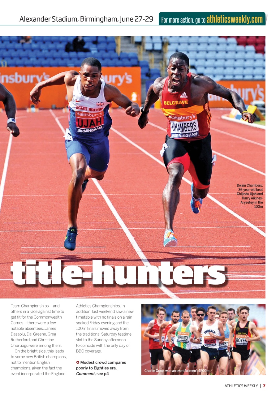 AW – Athletics Weekly Magazine Preview Pages