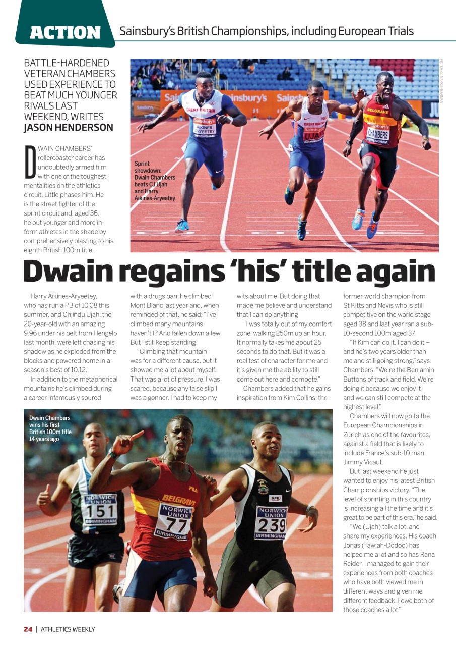 AW – Athletics Weekly Magazine Preview Pages