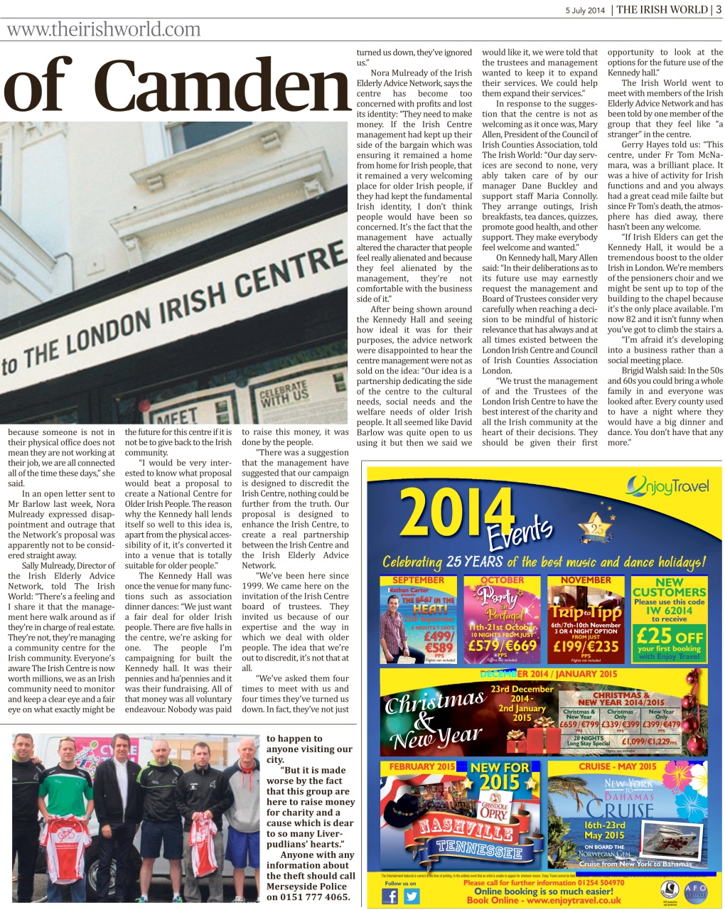 Irish World Preview Pages