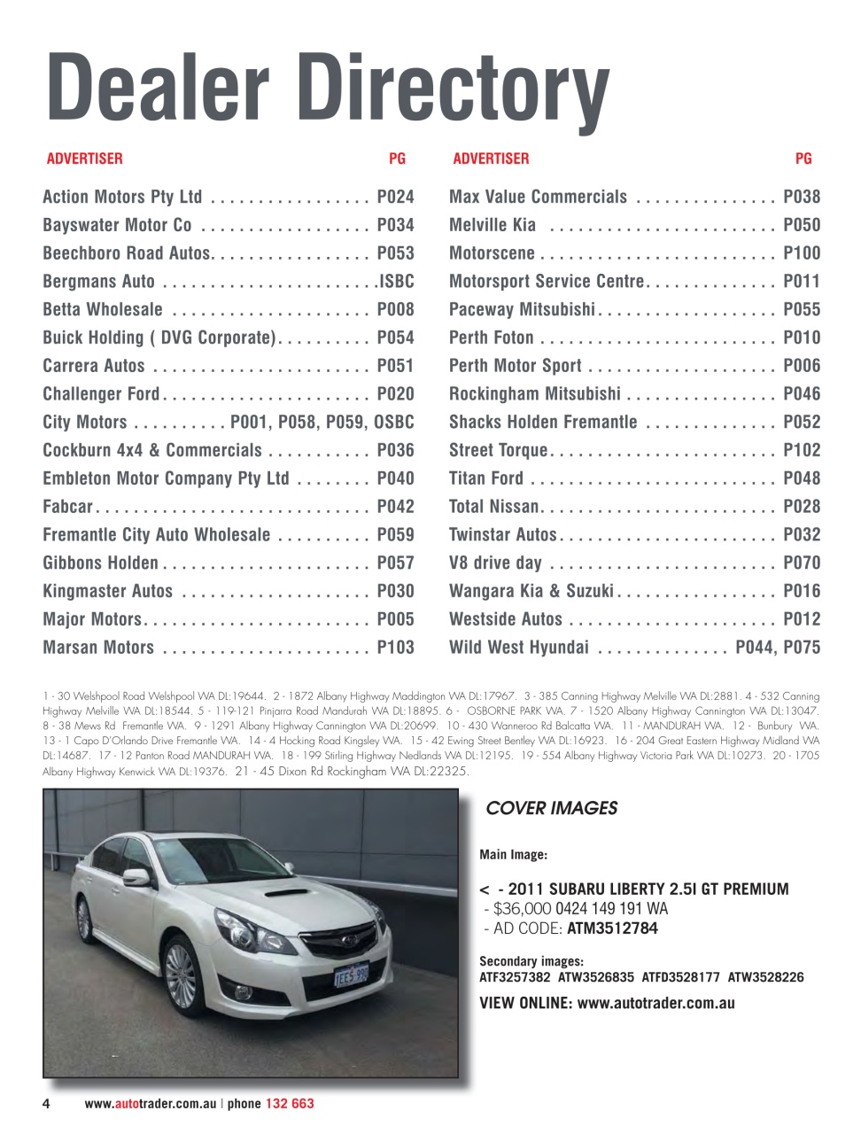 AutoTrader Preview Pages