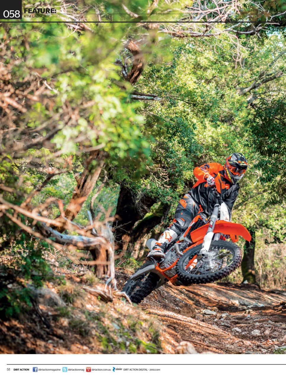 Dirt Action Preview Pages