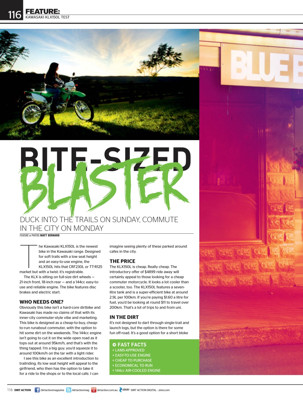 Dirt Action Preview Pages