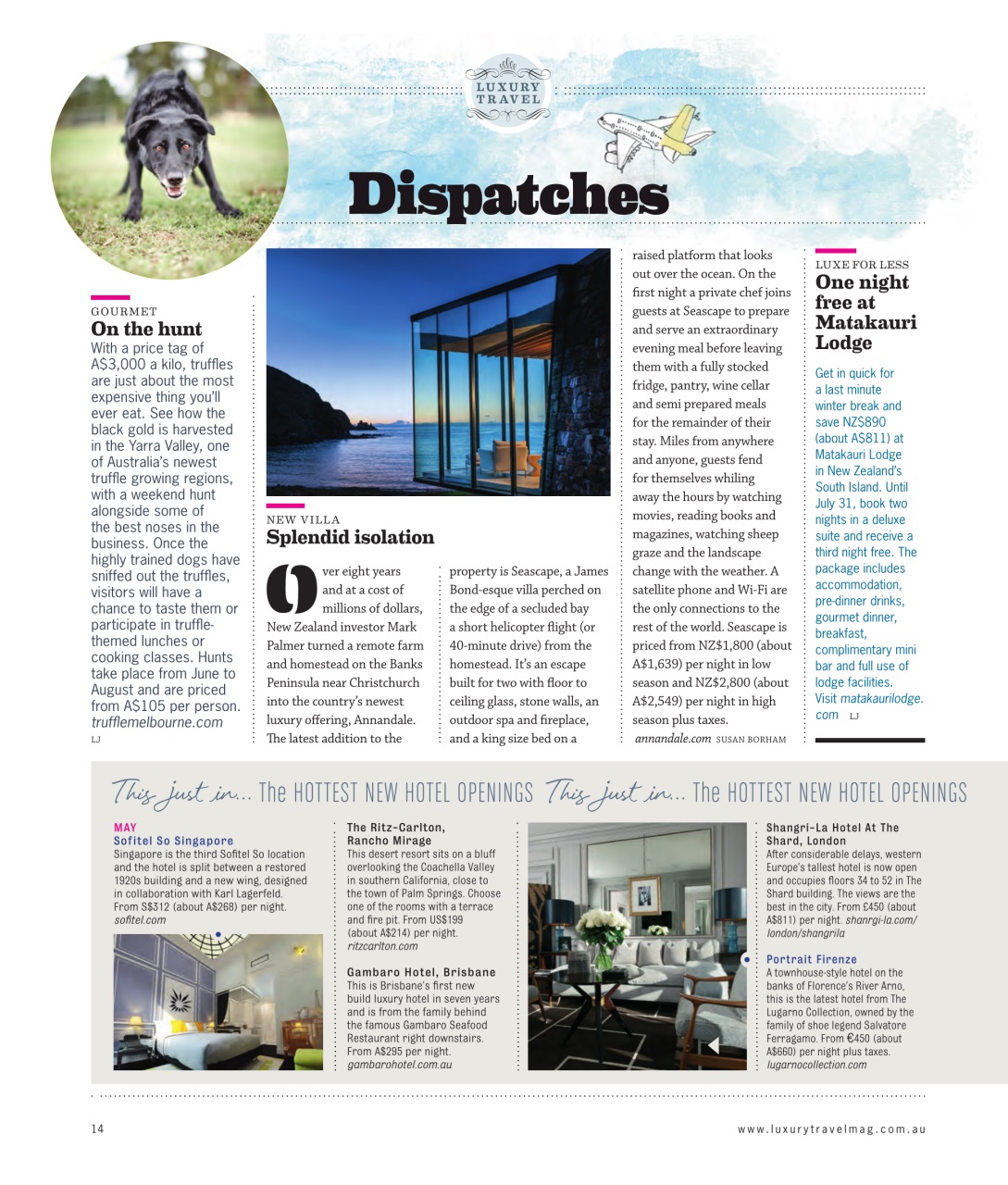 Luxury Travel Preview Pages