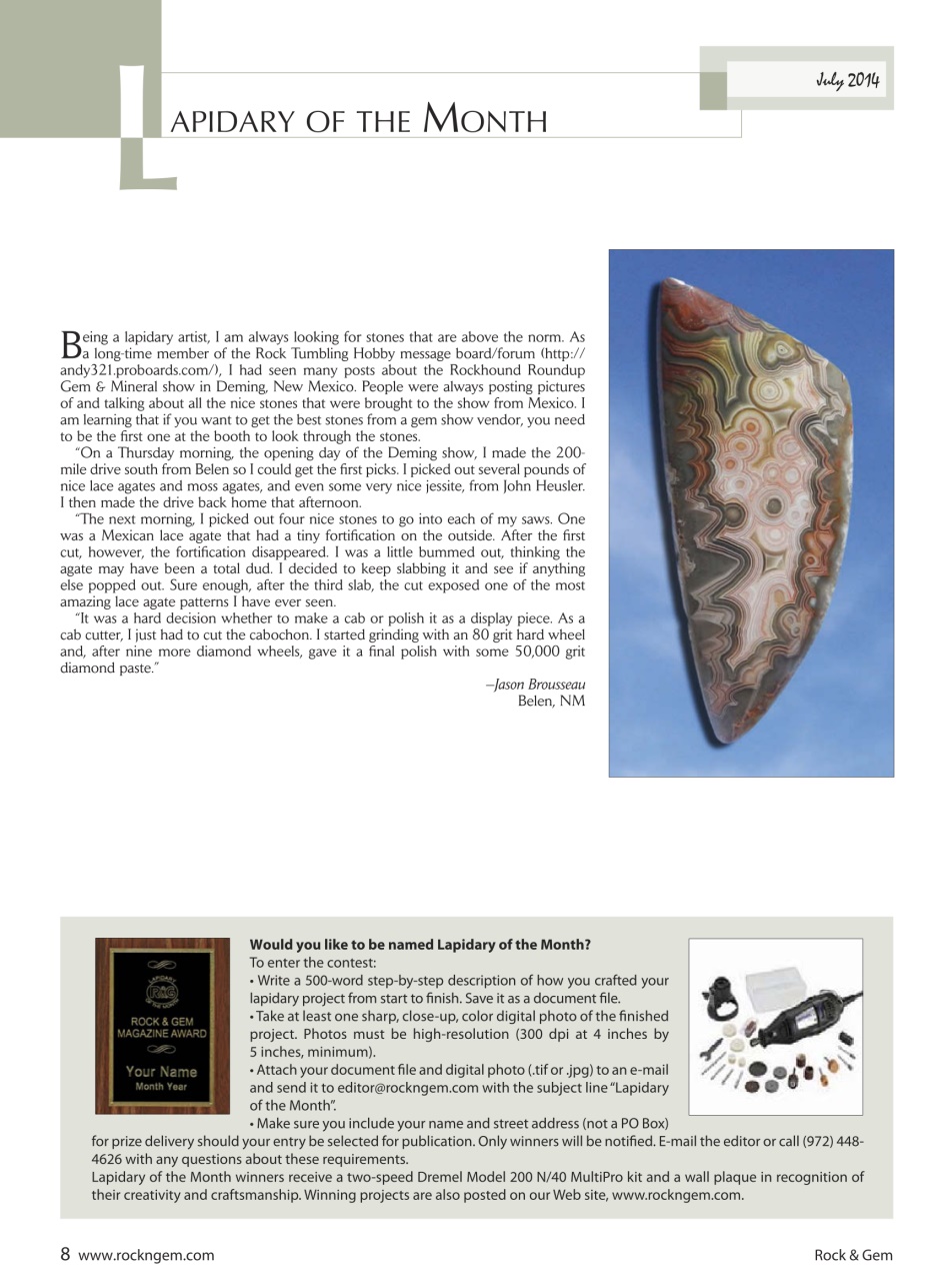 Rock&Gem Magazine Preview Pages