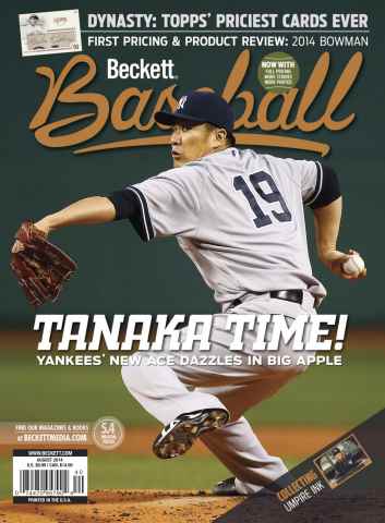 Beckett Baseball Magazine issue August 2014