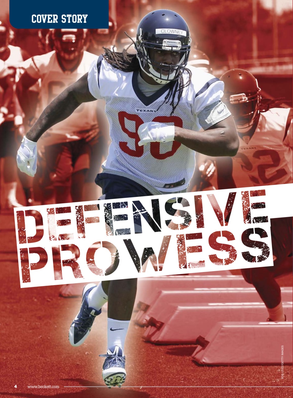 Beckett Football Magazine Preview Pages