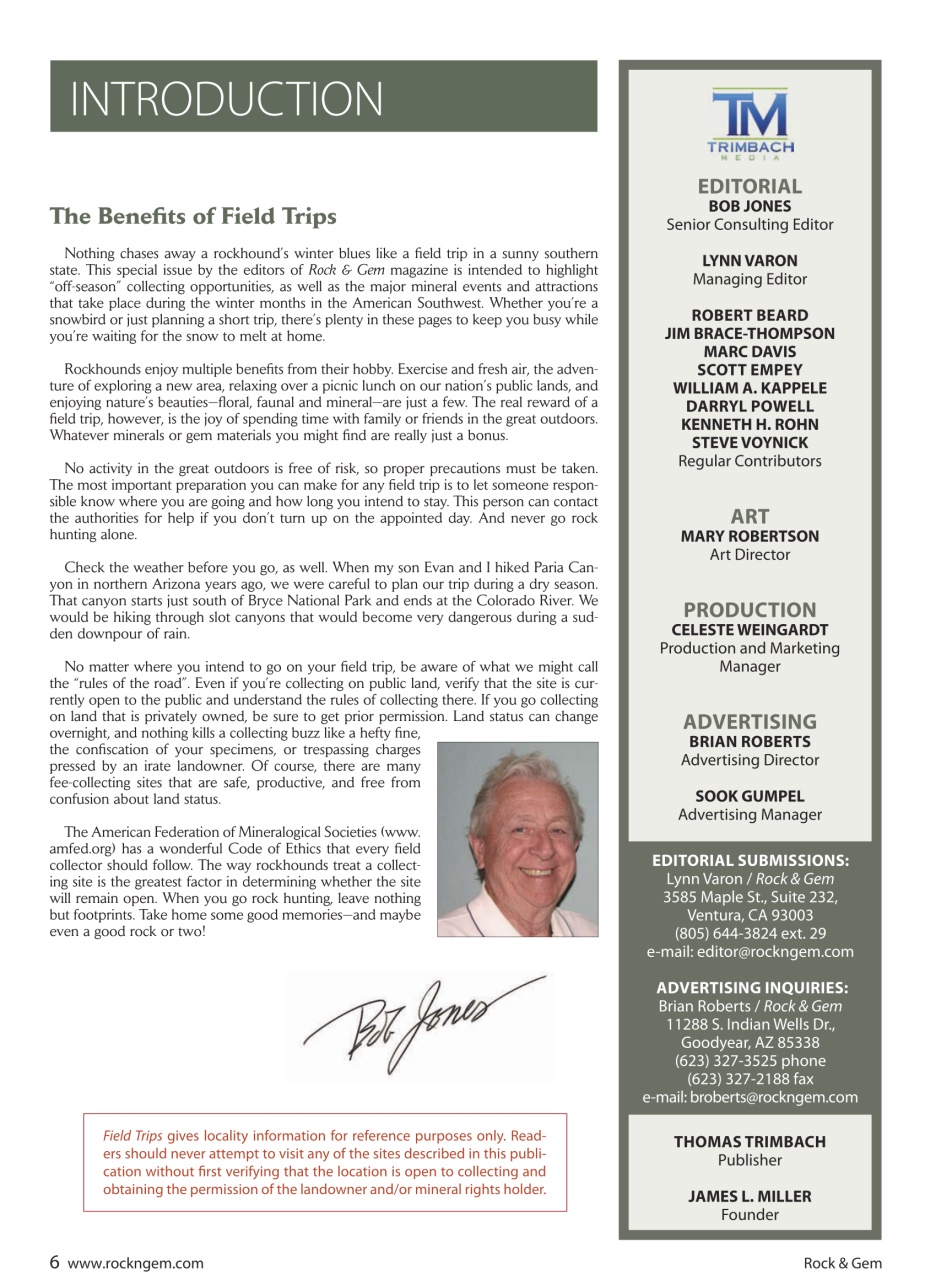 Rock&Gem Magazine Preview Pages